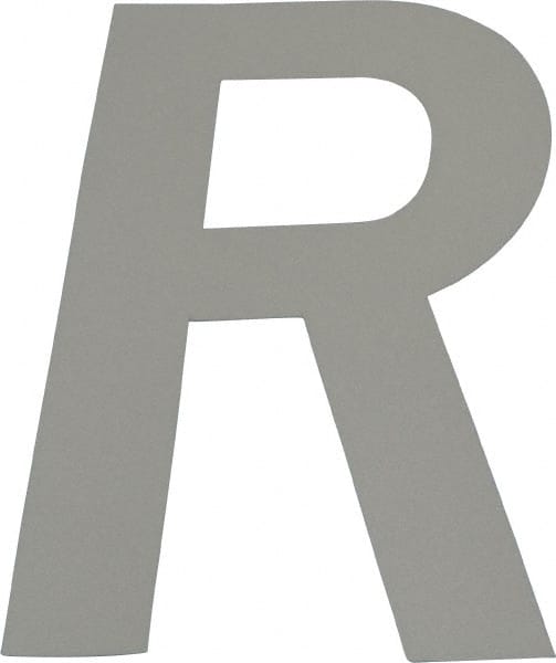 Made in USA - Letter Label - Legend: R, English, White - Exact Tooling