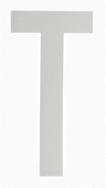 Made in USA - Letter Label - Legend: T, English, White - Exact Tooling