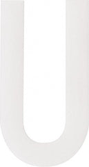 Made in USA - Letter Label - Legend: U, English, White - Exact Tooling