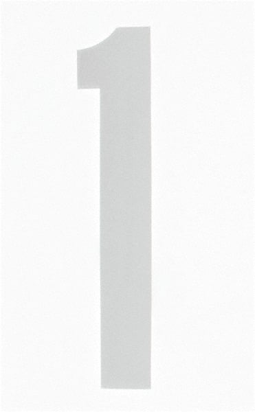 Made in USA - Number Label - Legend: 1, English, White - Exact Tooling