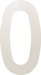 Made in USA - Number Label - Legend: 0, English, White - Exact Tooling