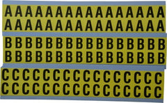 Made in USA - Letter Label - Legend: Combo Pack (Letters), English - Exact Tooling