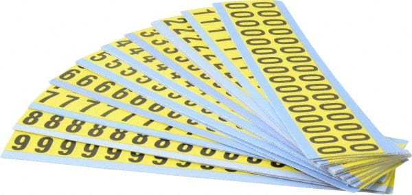 Made in USA - Letter Label - Legend: Combo Pack (Numbers), English - Exact Tooling