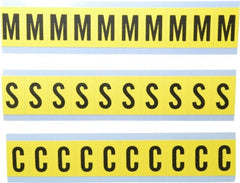 Made in USA - Letter Label - Legend: Combo Pack (Letters), English - Exact Tooling