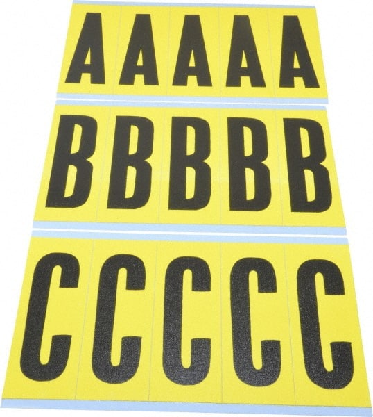 Made in USA - Letter Label - Legend: Combo Pack (Letters), English - Exact Tooling