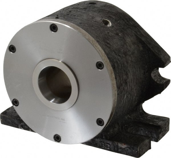 Kalamazoo - Series 5C, 1/32 to 1-1/8" Collet Capacity, Horizontal/Vertical Standard Collet Holding Fixture - Air Activated, 3-1/2" High - Exact Tooling