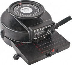 Made in USA - 4 Line, 1 Inch Character, Manual Stencil Machine - 14 Characters per Ft. - Exact Tooling