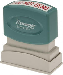 Value Collection - Do Not Bend, Red Pre-Inked Stamp - 1/2 Inch Wide x 1-5/8 Inch Long - Exact Tooling