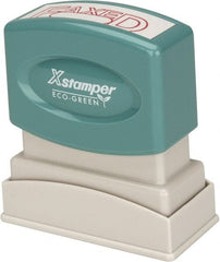 Value Collection - Faxed, Red Pre-Inked Stamp - 1/2 Inch Wide x 1-5/8 Inch Long - Exact Tooling