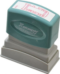 Value Collection - Paid, Red Pre-Inked Stamp - 1/2 Inch Wide x 1-5/8 Inch Long - Exact Tooling