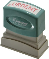 Value Collection - Urgent, Red Pre-Inked Stamp - 1/2 Inch Wide x 1-5/8 Inch Long - Exact Tooling