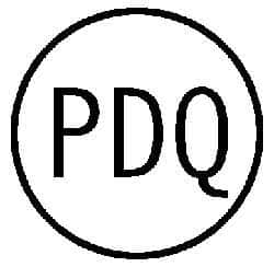 Value Collection - 3/8 Inch Diameter, Pre-Inked Custom Inspection Stamp - 3 Character Style C, Customized Message, Available in Red, Black, Blue, Green, or Purple - Exact Tooling