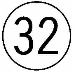 Value Collection - 5/8 Inch Diameter, Pre-Inked Custom Inspection Stamp - 2 Character Style F, Customized Message, Available in Red, Black, Blue, Green, or Purple - Exact Tooling