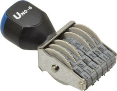 Made in USA - 1/8 Character Size, Numbering Stamp - 6 Bands - Exact Tooling