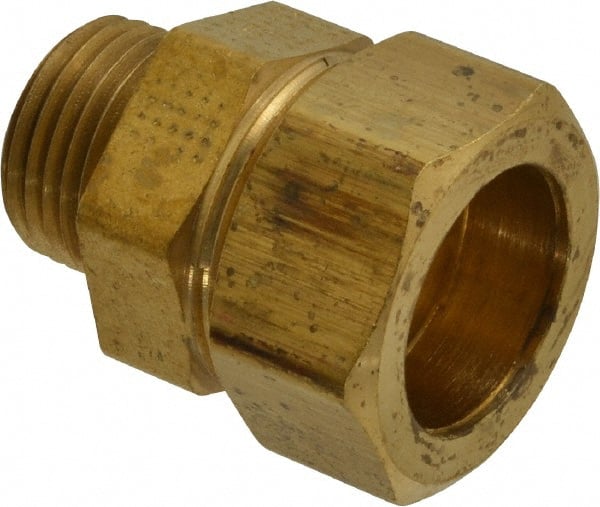Cerro - 7/8" OD, Brass Male Connector - Comp x MNPT Ends - Exact Tooling