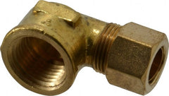 Cerro - 1/2" OD, Brass Female Elbow - Comp x FNPT Ends - Exact Tooling
