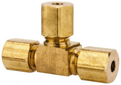 Cerro - 1/8" OD, Brass Union Tee - Comp x Comp x Comp Ends - Exact Tooling
