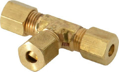 Cerro - 3/16" OD, Brass Union Tee - Comp x Comp x Comp Ends - Exact Tooling
