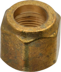 Cerro - 3/4" Tube OD, 45° Brass Flared Tube Refrigeration Nut - Compression Ends - Exact Tooling