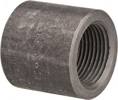 Made in USA - Size 1", Class 3,000, Forged Carbon Steel Black Pipe End Cap - 925 psi, Threaded End Connection - Exact Tooling
