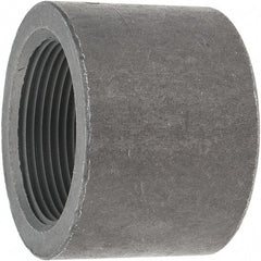 Made in USA - Size 1-1/2", Class 3,000, Forged Carbon Steel Black Pipe End Cap - 925 psi, Threaded End Connection - Exact Tooling