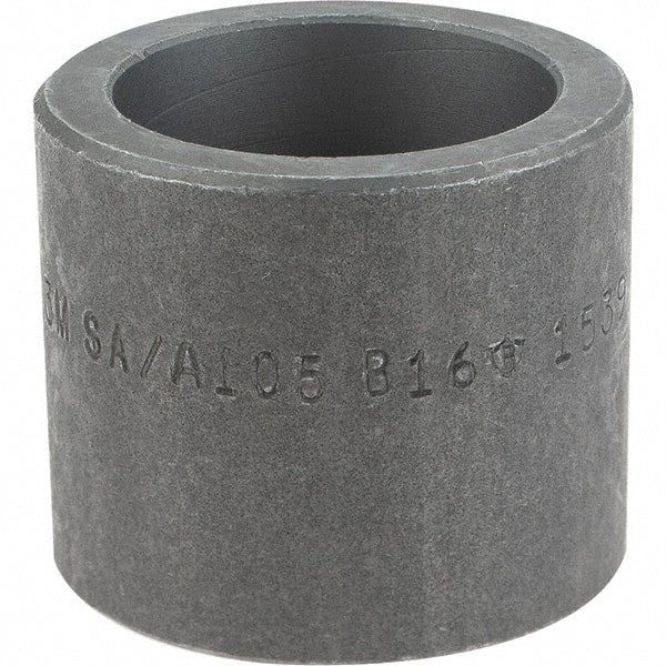 Made in USA - Size 1", Class 3,000, Forged Carbon Steel Black Pipe Coupling - 925 psi, Socket Weld End Connection - Exact Tooling