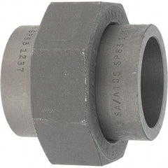 Made in USA - Size 1-1/2", Class 3,000, Forged Carbon Steel Black Pipe Union - 925 psi, Socket Weld End Connection - Exact Tooling
