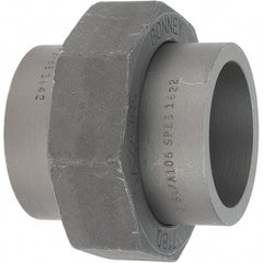 Made in USA - Size 2", Class 3,000, Forged Carbon Steel Black Pipe Union - 925 psi, Socket Weld End Connection - Exact Tooling