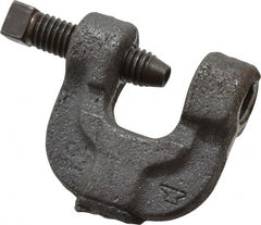 Made in USA - 3/4" Max Flange Thickness, 1/2" Rod C-Clamp - 400 Lb Capacity, Ductile Iron - Exact Tooling