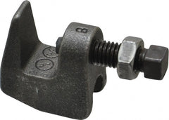 Made in USA - 3/4" Max Flange Thickness, 1/2" Rod C-Clamp - 760 Lb Capacity, Ductile Iron - Exact Tooling