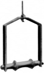 Made in USA - 3" Pipe, 1/2" Rod, Cast Iron & Carbon Steel Adjustable Yoke Pipe Roll - Black, 310 Lb Capacity - Exact Tooling