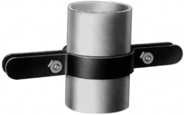 Made in USA - 3/4" Pipe, Riser Clamp - Black, 220 Lb Capacity, Carbon Steel - Exact Tooling