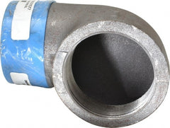 Made in USA - Size 3", Class 150, Malleable Iron Black Pipe 90° Street Elbow - 150 psi, Threaded End Connection - Exact Tooling
