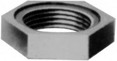 B&K Mueller - Class 150, 1-1/2" Galvanized Pipe Hex Locknut - Threaded, Malleable Iron - Exact Tooling