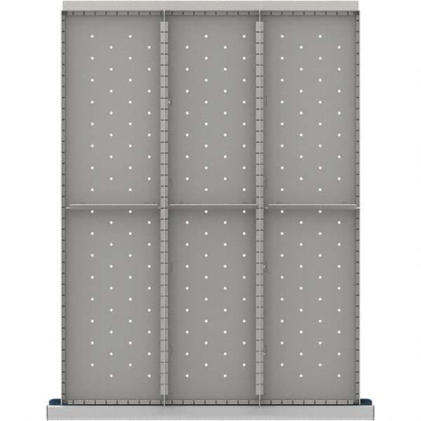 LISTA - 6-Compartment Drawer Divider Layout for 3.15" High Drawers - Exact Tooling