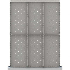 LISTA - 6-Compartment Drawer Divider Layout for 3.15" High Drawers - Exact Tooling