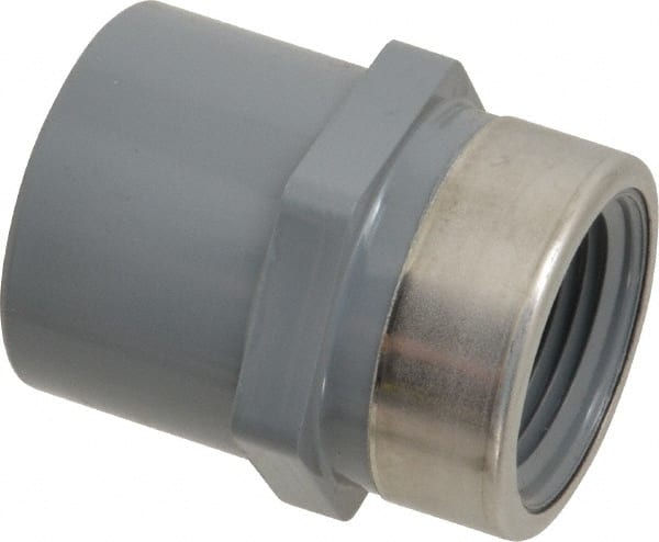 Value Collection - 3/4" Stainless Steel Pipe Reinforced Female Adapter - Slip x FIPT End Connections - Exact Tooling