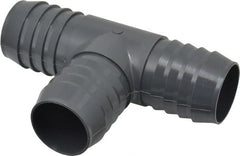 Value Collection - 1-1/2" Barb, Multiple Barbed Tube Insert Tee - PVC, Male - Exact Tooling