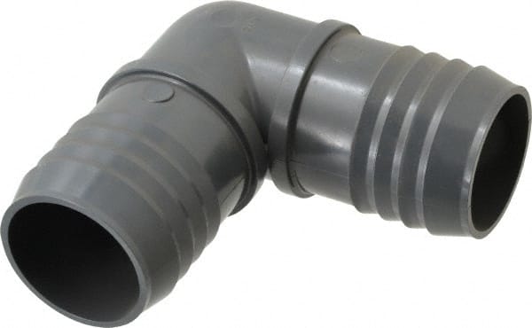 Value Collection - 2" Barb, Multiple Barbed Tube Insert Elbow - PVC, Male - Exact Tooling
