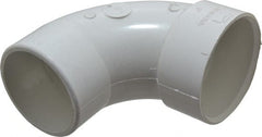 B&K Mueller - 3", PVC Drain, Waste & Vent Pipe 90 Street Elbow - Spig x Hub - Exact Tooling