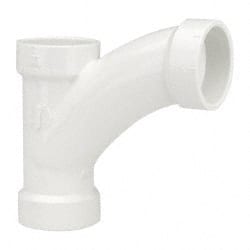 B&K Mueller - 1-1/2", PVC Drain, Waste & Vent Pipe Combination TY - Hub x Hub x Hub - Exact Tooling