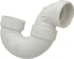 B&K Mueller - 1-1/2", PVC Drain, Waste & Vent Pipe P Trap - Hub x Hub - Exact Tooling