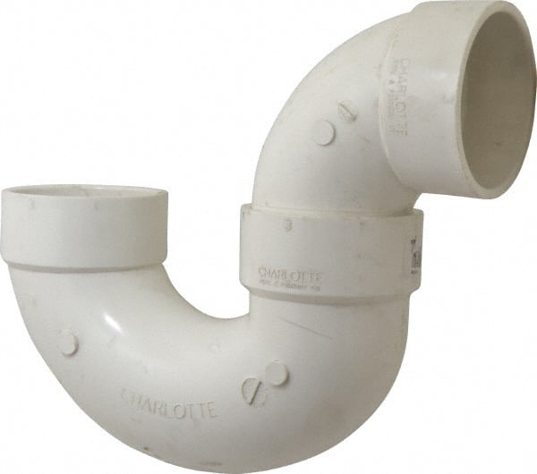 B&K Mueller - 3", PVC Drain, Waste & Vent Pipe P Trap - Hub x Hub - Exact Tooling