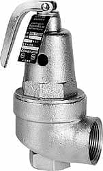 Conbraco - 2" Inlet, 2-1/2" Outlet, ASME Section IV Safety Relief Valve - 30 Max psi, Bronze, 6,091,000 BTUs - Exact Tooling