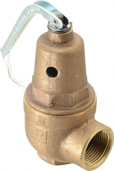 Conbraco - 3/4" Inlet, 1" Outlet, ASME Section IV Safety Relief Valve - 30 Max psi, Bronze, 970,000 BTUs - Exact Tooling