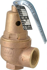 Conbraco - 3/4" Inlet, 1" Outlet, ASME Section IV Safety Relief Valve - 50 Max psi, Bronze, 1,418,000 BTUs - Exact Tooling