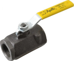 Apollo - 1" Pipe, Standard Port, Carbon Steel Standard Ball Valve - 2 Piece, Inline - One Way Flow, FNPT x FNPT Ends, Lever Handle, 2,000 WOG, 150 WSP - Exact Tooling