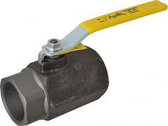 Apollo - 2" Pipe, Standard Port, Carbon Steel Standard Ball Valve - 2 Piece, Inline - One Way Flow, FNPT x FNPT Ends, Lever Handle, 1,500 WOG, 150 WSP - Exact Tooling
