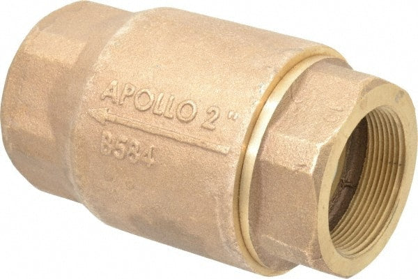 Conbraco - 2" Bronze Check Valve - Inline, FNPT x FNPT - Exact Tooling