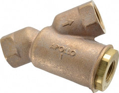 Conbraco - 1" Pipe, FNPT Ends, Cast Bronze Y-Strainer - 400 psi WOG Rating - Exact Tooling